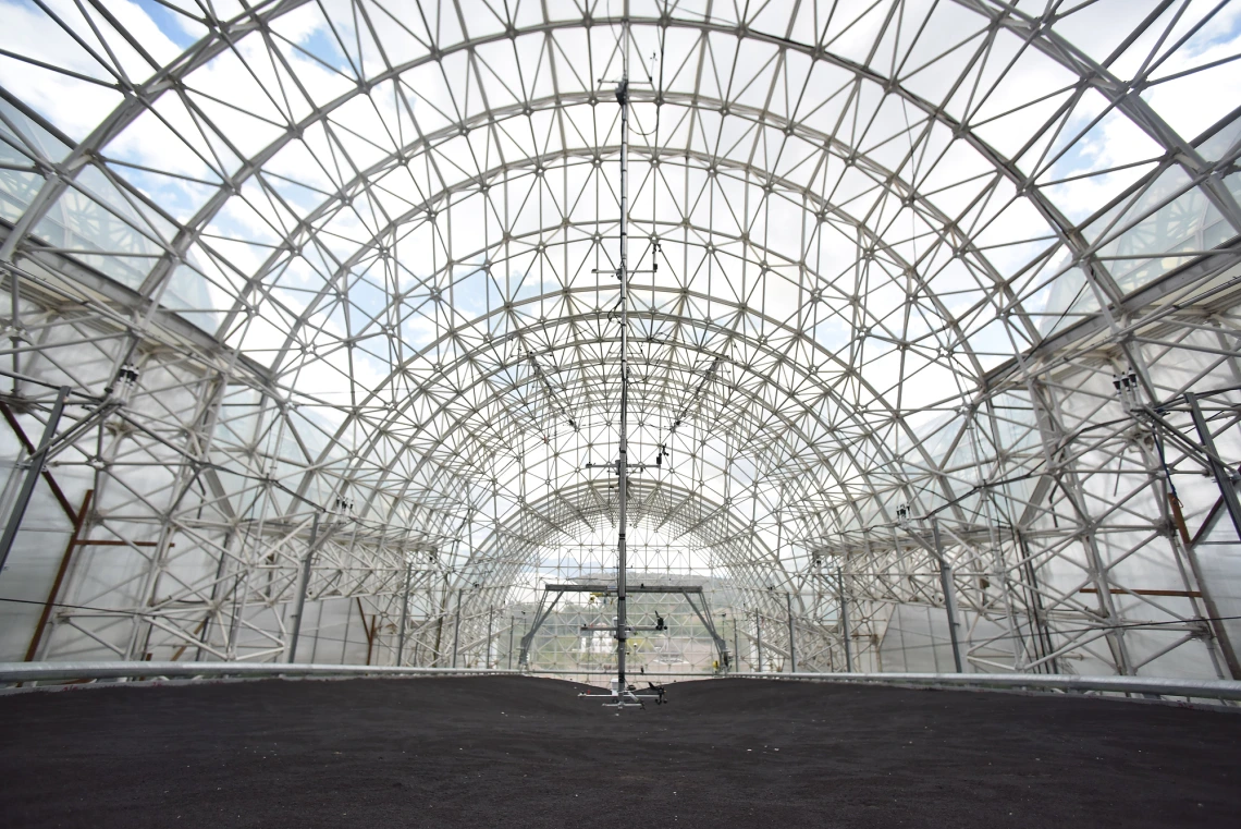 Interior of the BioSphere 2.